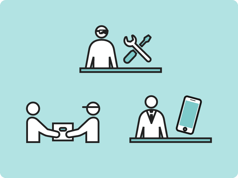 スマホ保険は幅広い修理に対応しています。